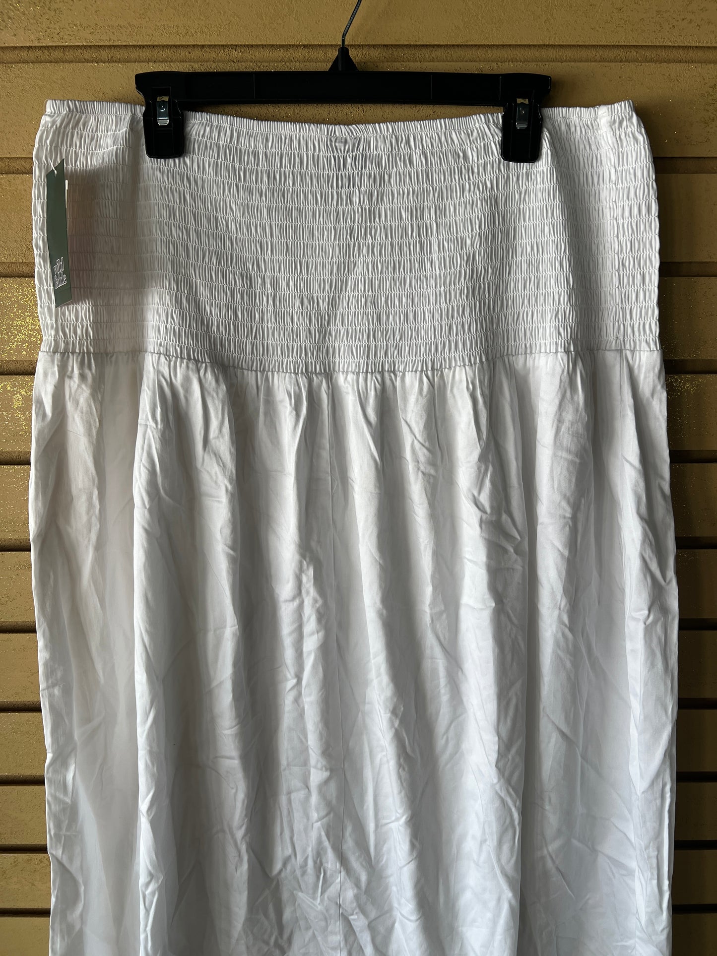 Wild Fable White Smocked Maxi Skirt, XXL, New With Tags photo 6