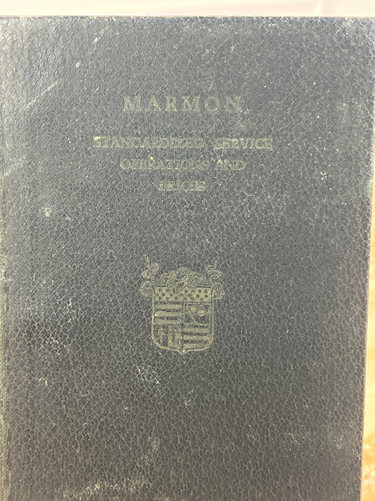 1928 Marmon Standardized Service Operations and Prices Manual photo 2