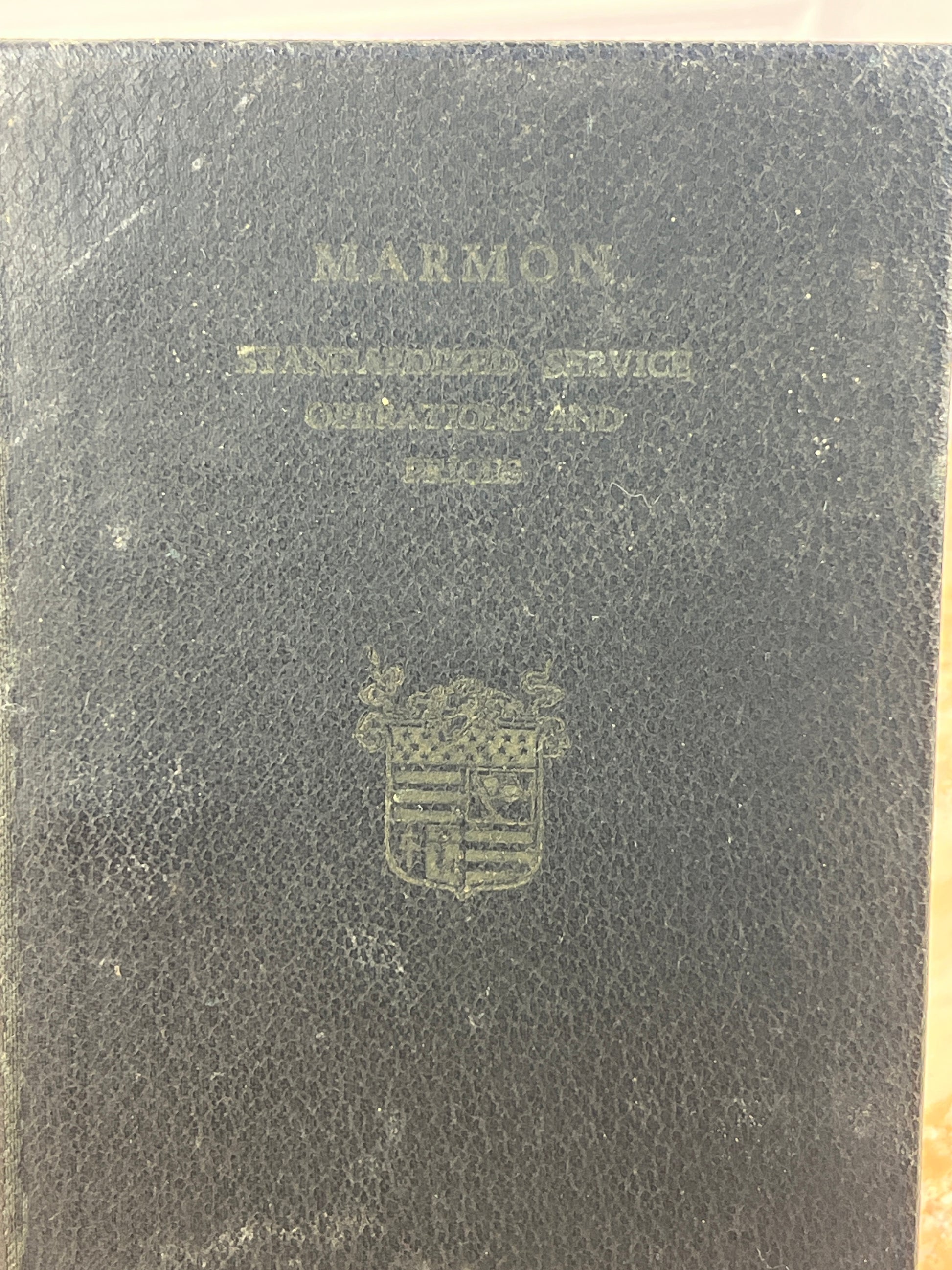 1928 Marmon Standardized Service Operations and Prices Manual photo 2