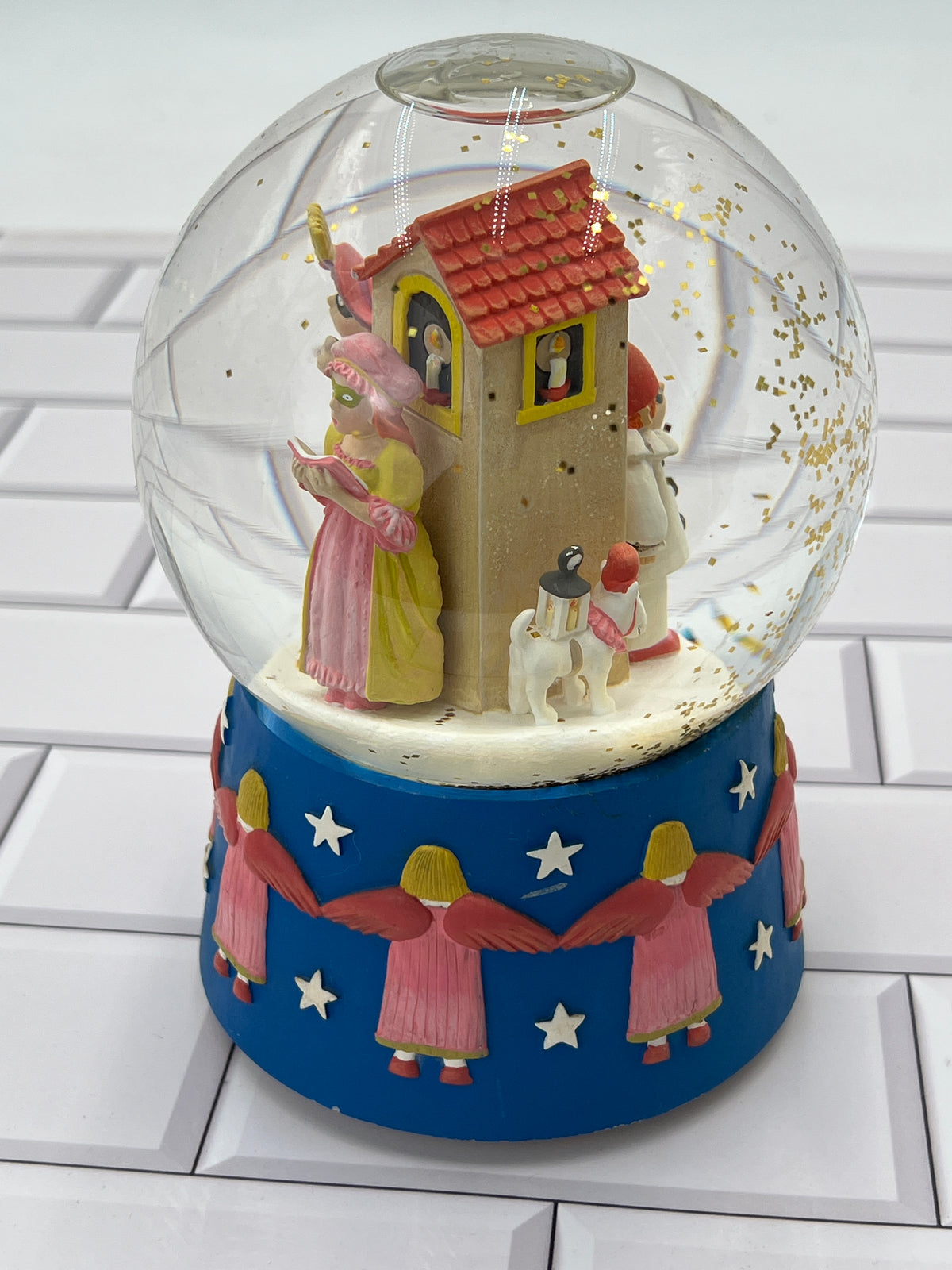 Department 56 Teach the World to Sing Minstrels Angels Musical Snow Globe photo 3