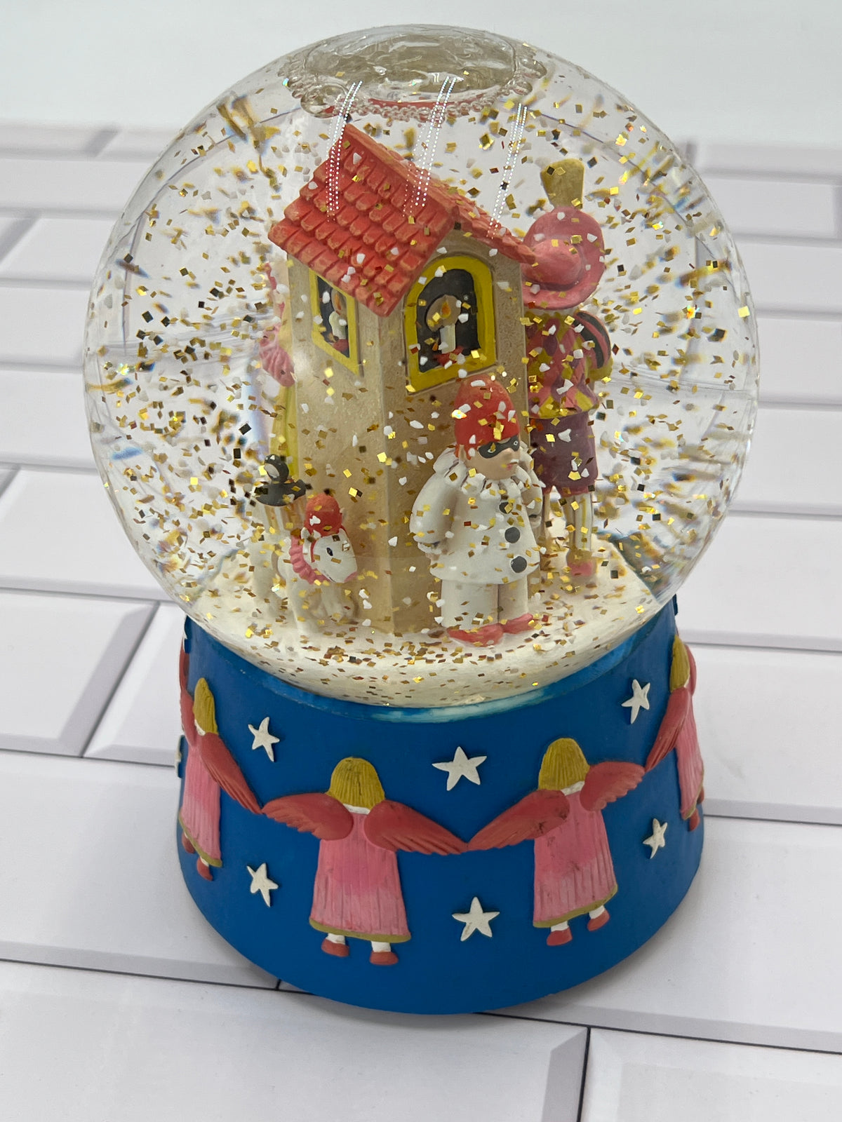 Department 56 Teach the World to Sing Minstrels Angels Musical Snow Globe photo 5