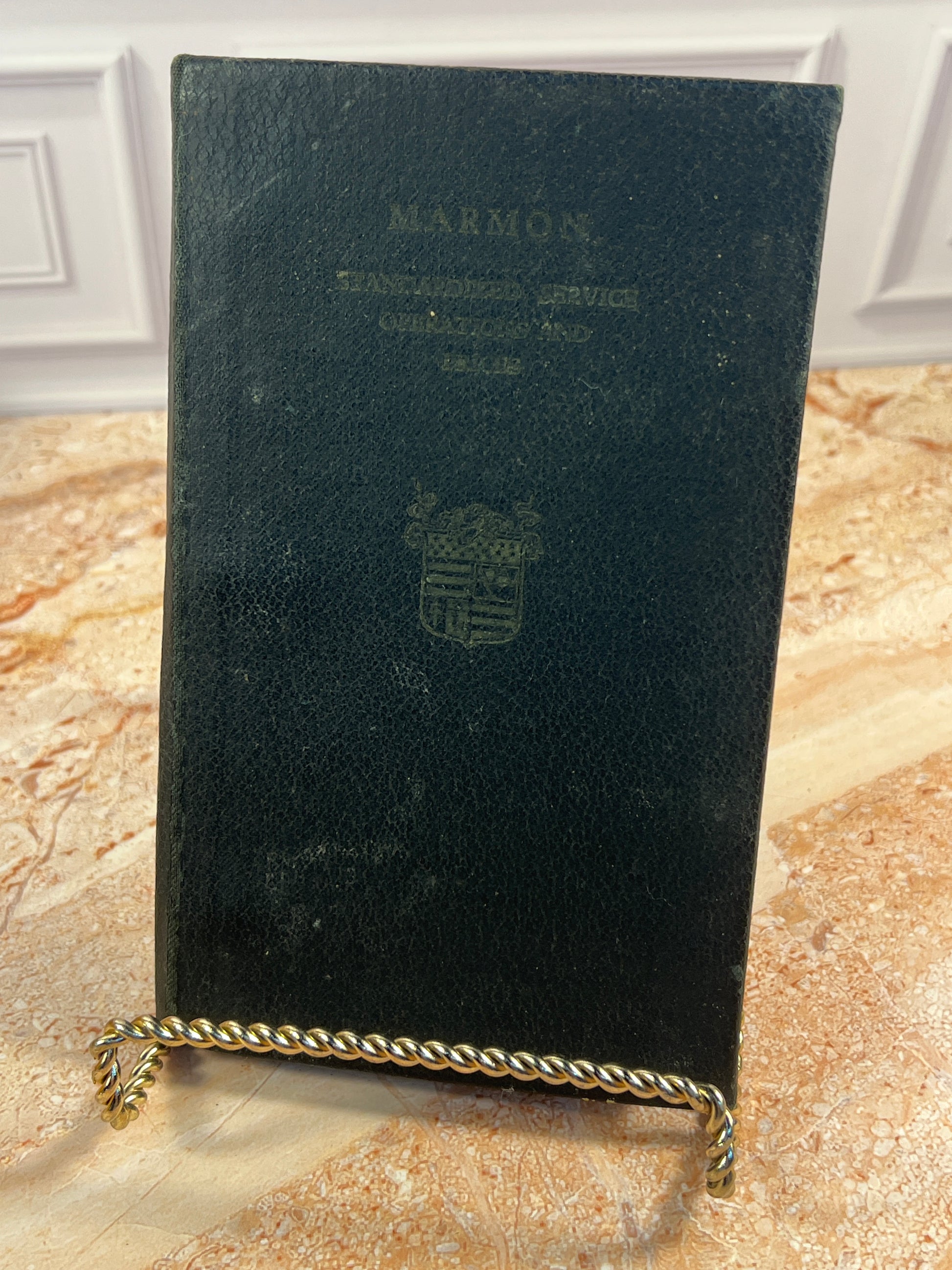 1928 Marmon Standardized Service Operations and Prices Manual photo 1