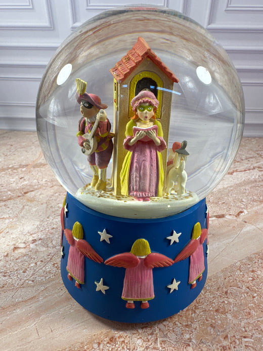 Department 56 Clown Carols Musical Snow Globe 1982 photo 1