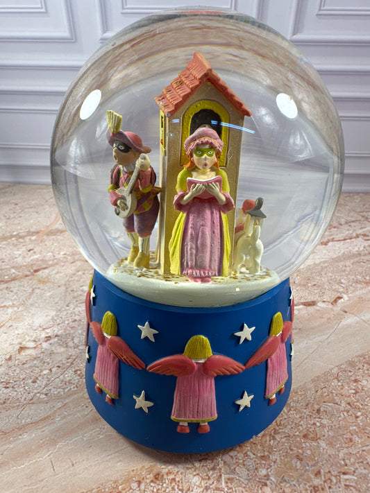Department 56 Clown Carols Musical Snow Globe 1982 photo 1