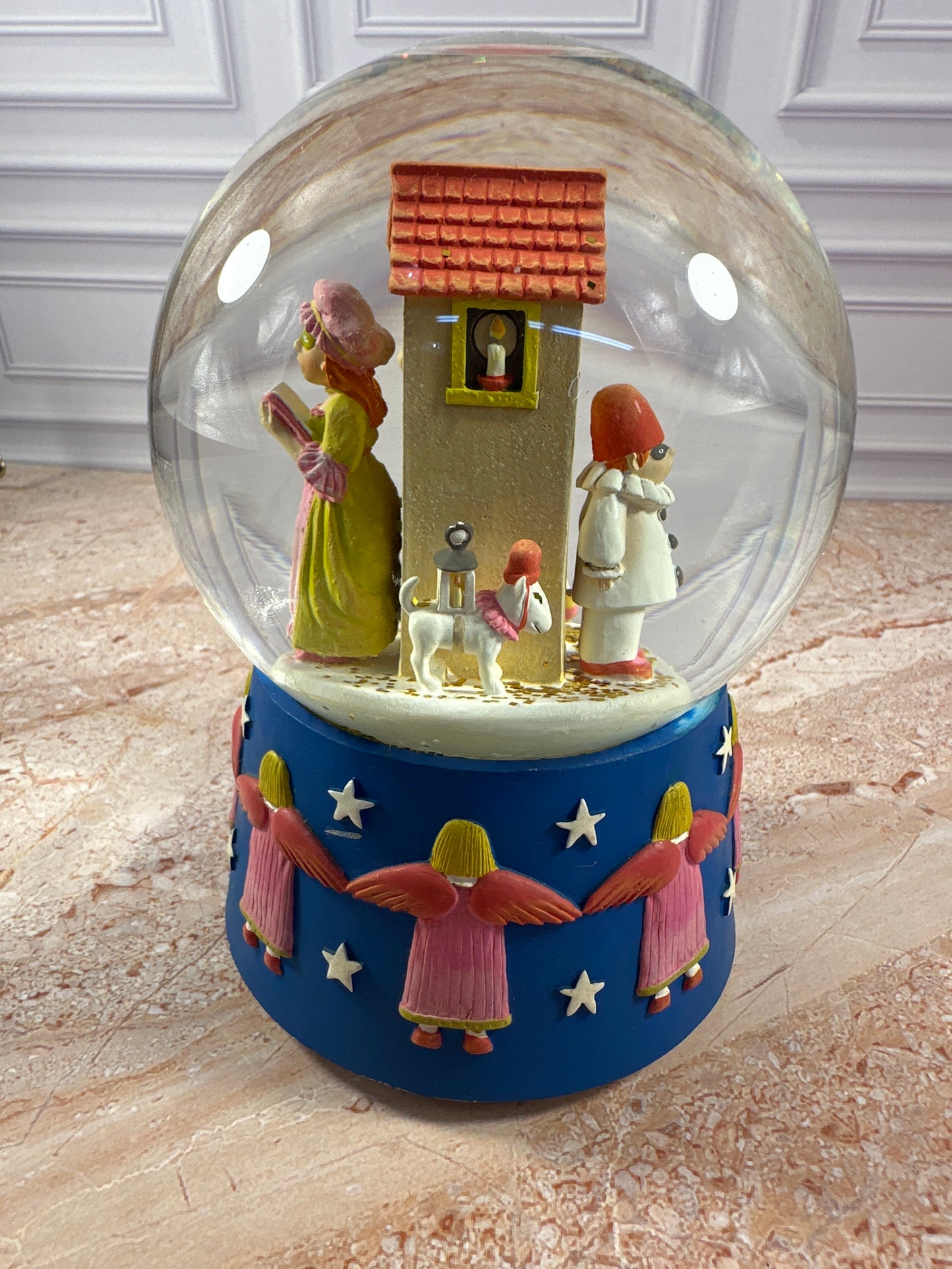 Department 56 Clown Carols Musical Snow Globe 1982 photo 4