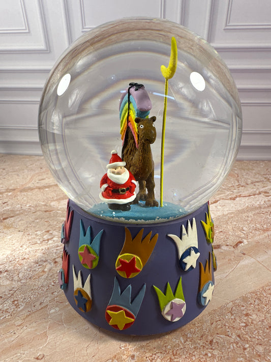 1980 Department 56 Santa and Camel Musical Snow Globe photo 1